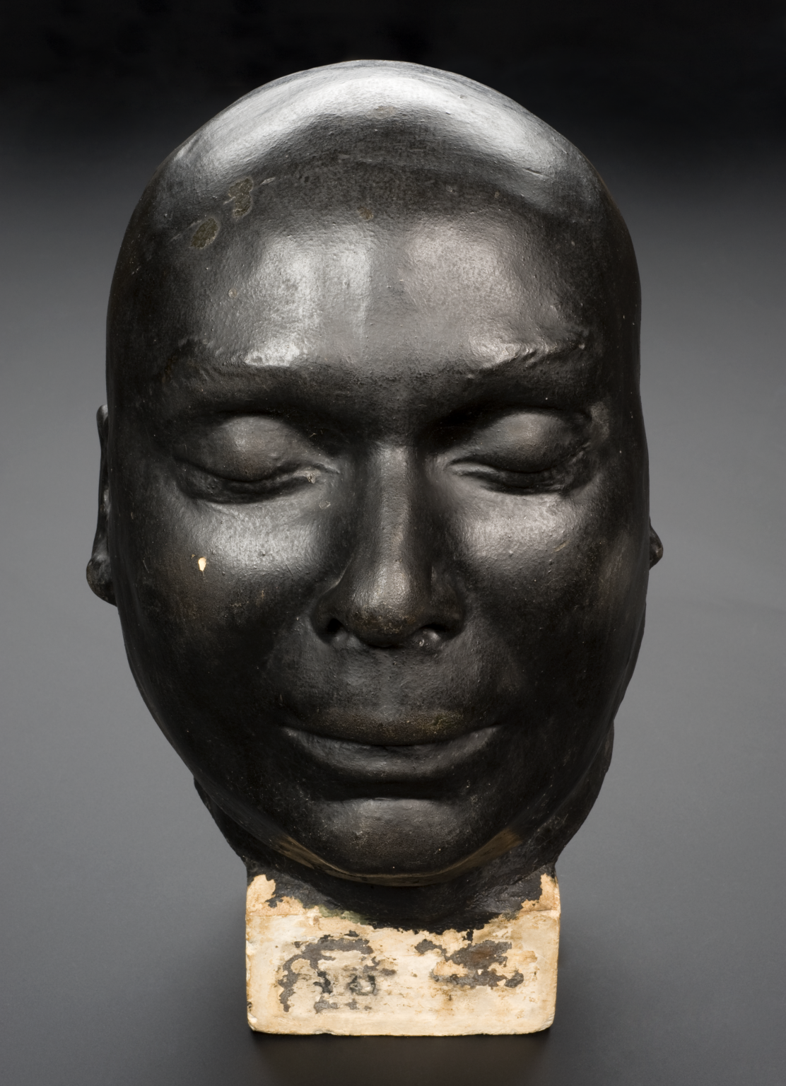 Death mask from a set of phrenological heads known as 'murderers' row'.