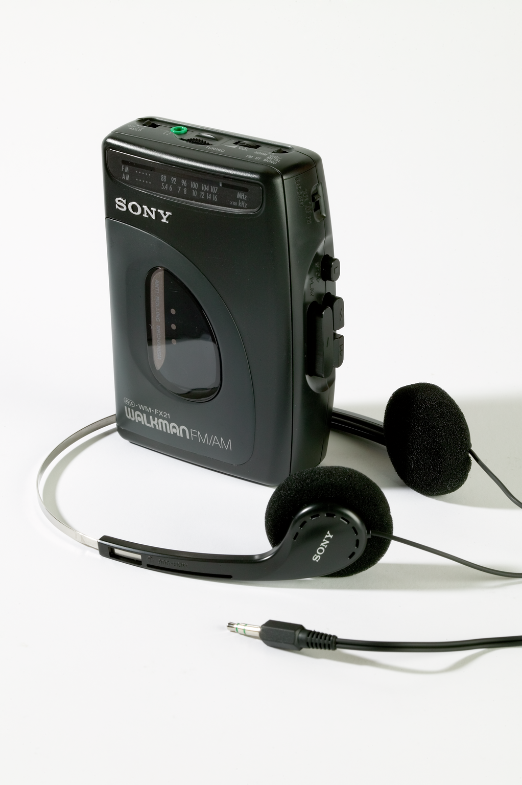 'Walkmans personliga kassettspelare Tillverkad av Sony Corporation, Malaysia, 1995.