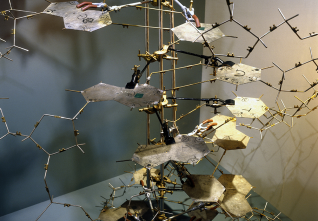 Crick and Watson’s DNA molecular model from 1953. Image credit: Science Museum