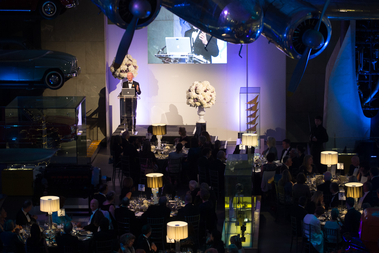 Ian Blatchford, Director of the Science Museum, welcomes guests to the Annual Dinner 