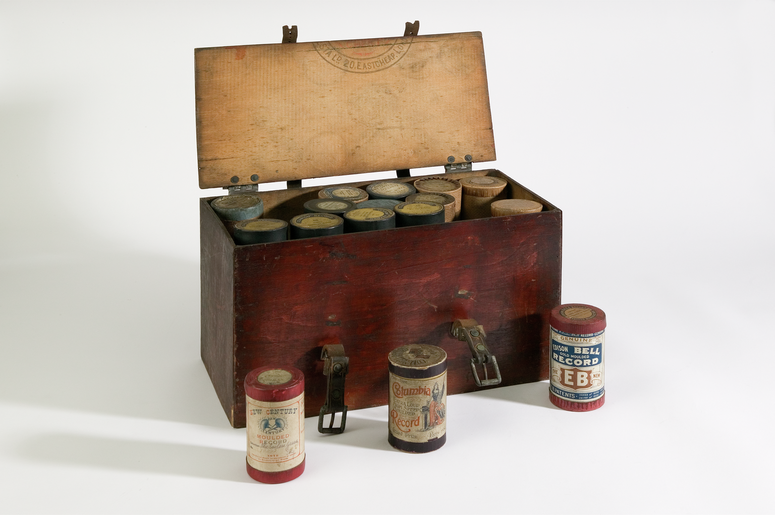 Edison's original phonograph cylinders - on display in the Secret Life of the Home gallery - Credit: Science and Society Picture Library