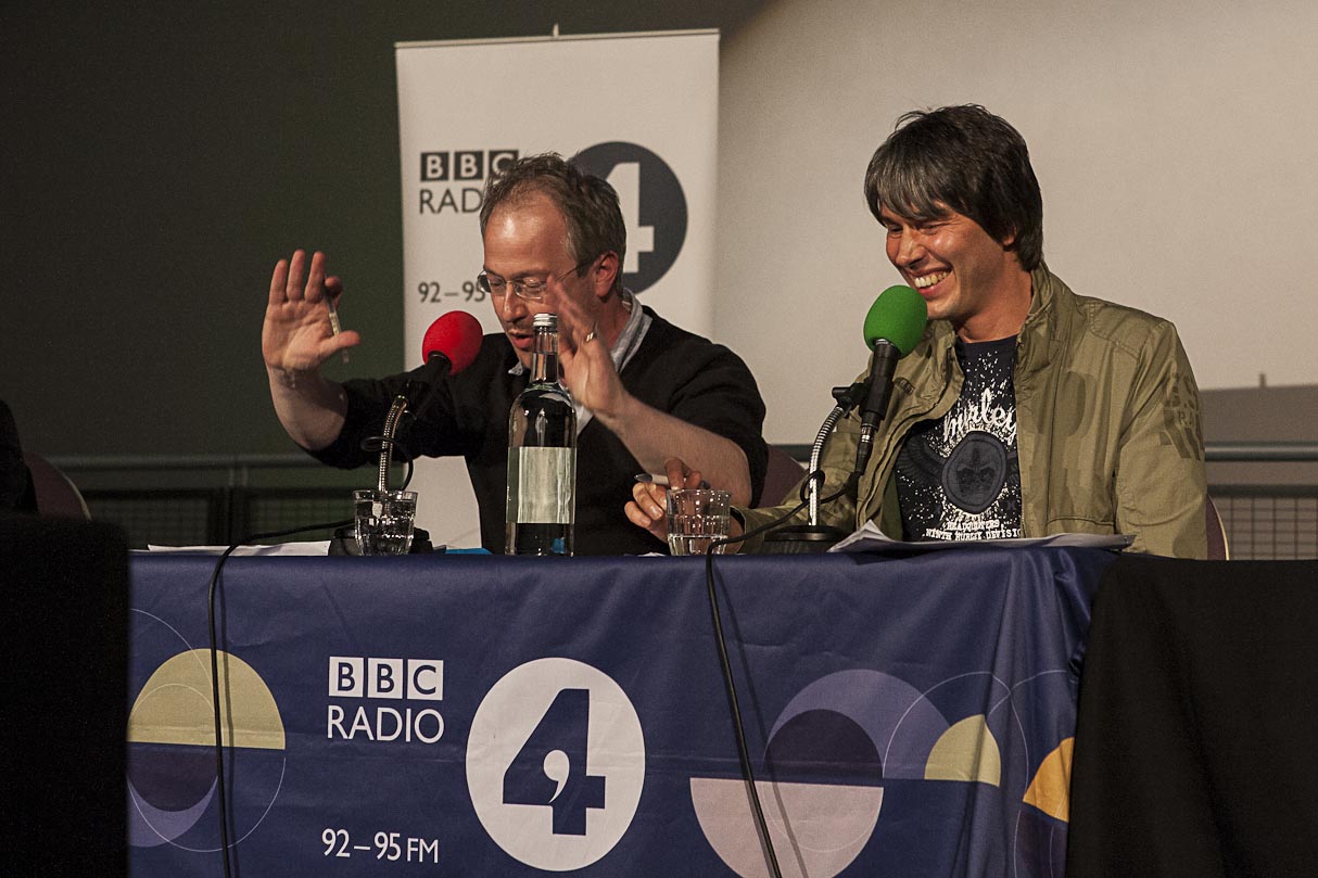 Brian Cox and Robin Ince, presenters of Radio 4's The Infinite Monkey Cage
