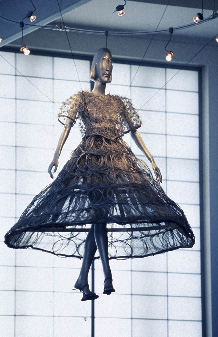 Stainless steel wedding dress, 1995. Credit: Science Museum/SSPL