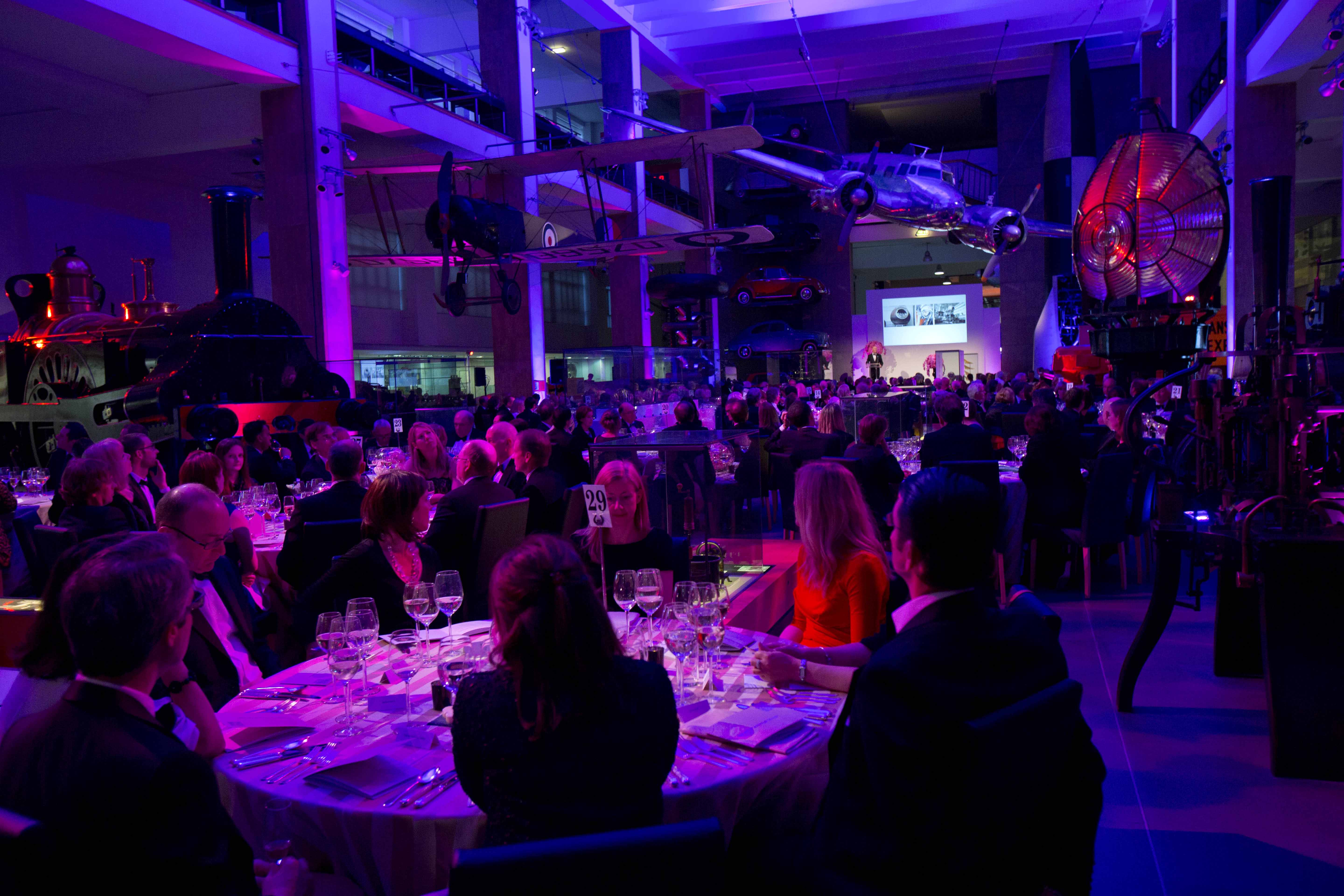 The Making the Modern World gallery hosts the 2014 Science Museum Director's Annual Dinner © Tim Anderson