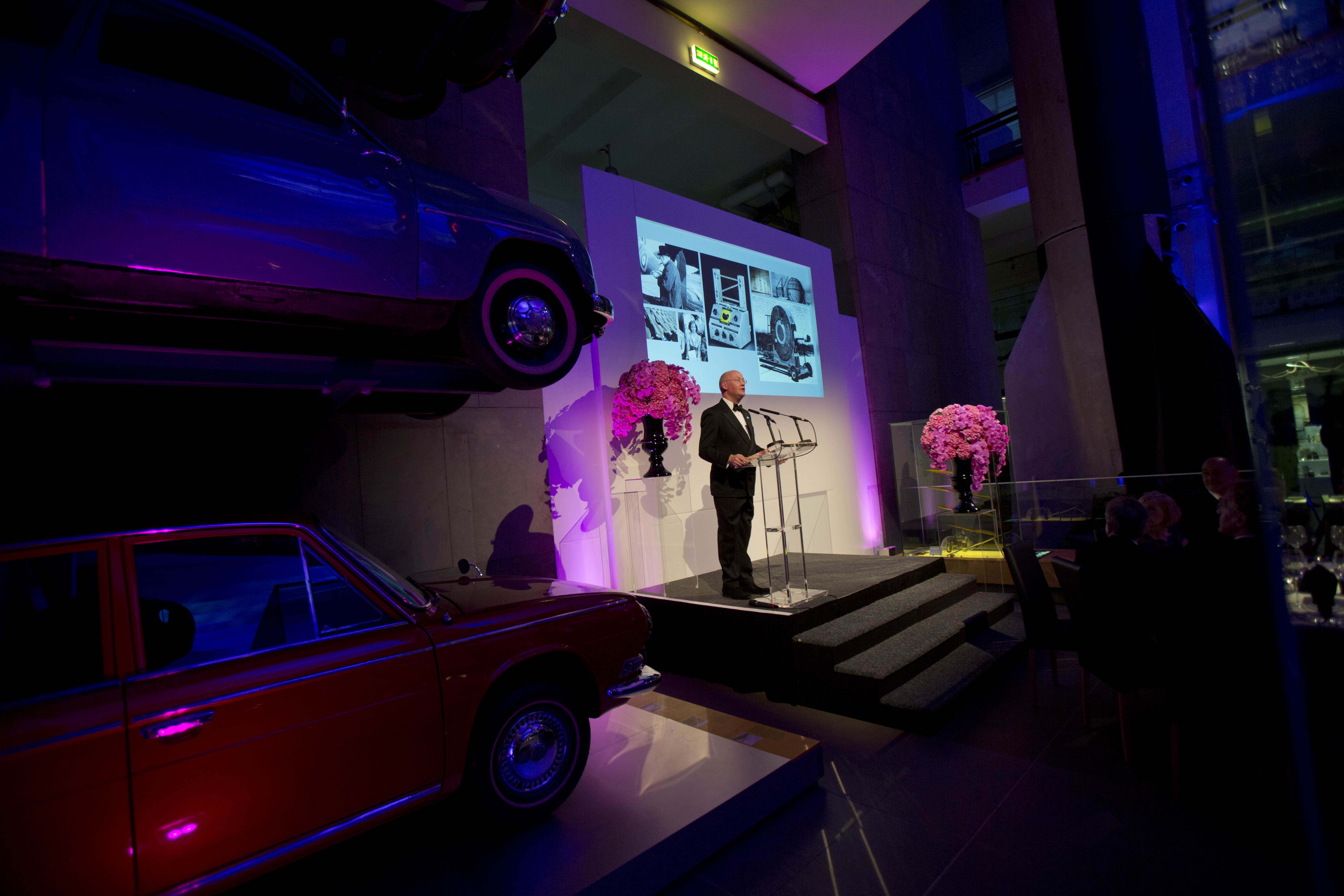 Ian Blatchford welcomes guests to the 2014 Science Museum Director's Annual Dinner