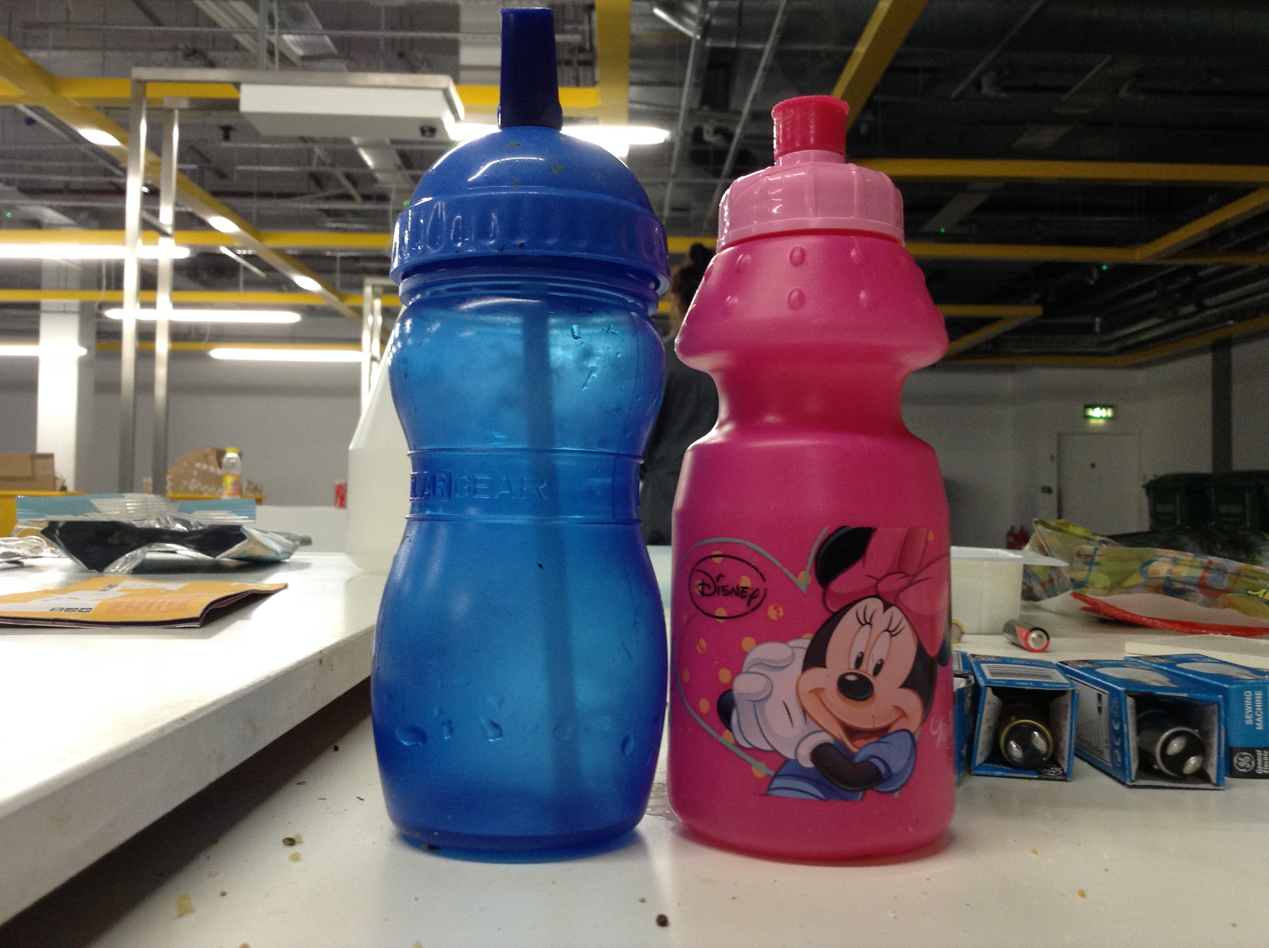 Drinks containers in The Rubbish Collection. Image credit: Corinne Burns