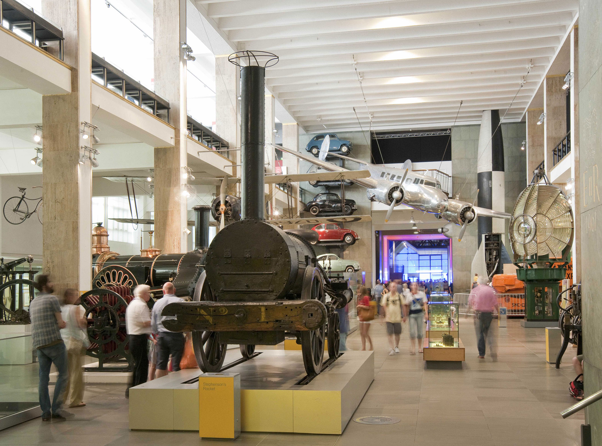 Stephenson's Rocket, on display in the Making the Modern World gallery. Credit: Science Museum 