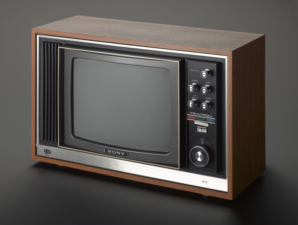 The Sony Trinitron TV was one of the first TV sets to broadcast in colour. This model will be on display in the ‘Information Age’ gallery opening later this year. 
