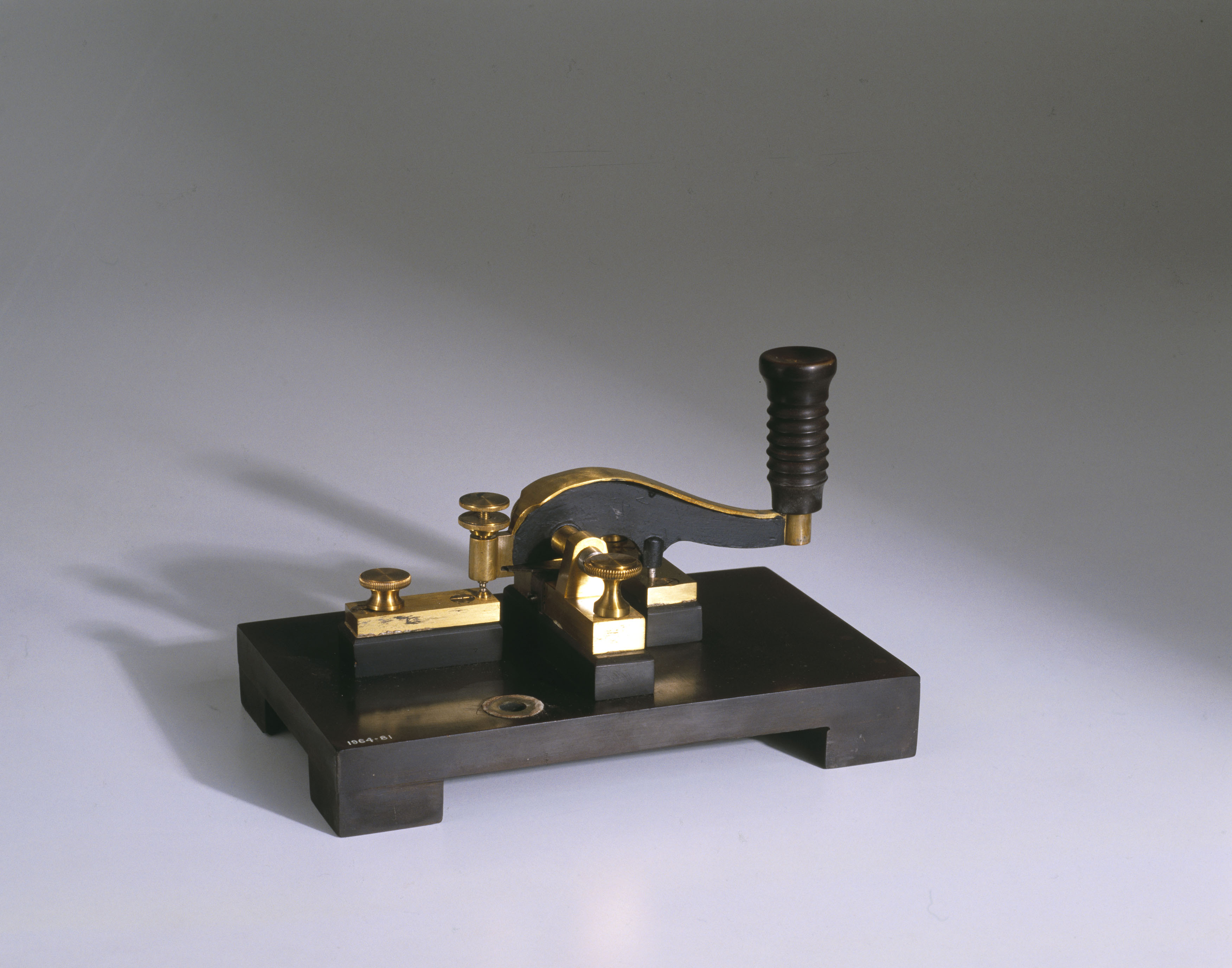 Morse key, c 1850-1870. Image credit: Science Museum / SSPL