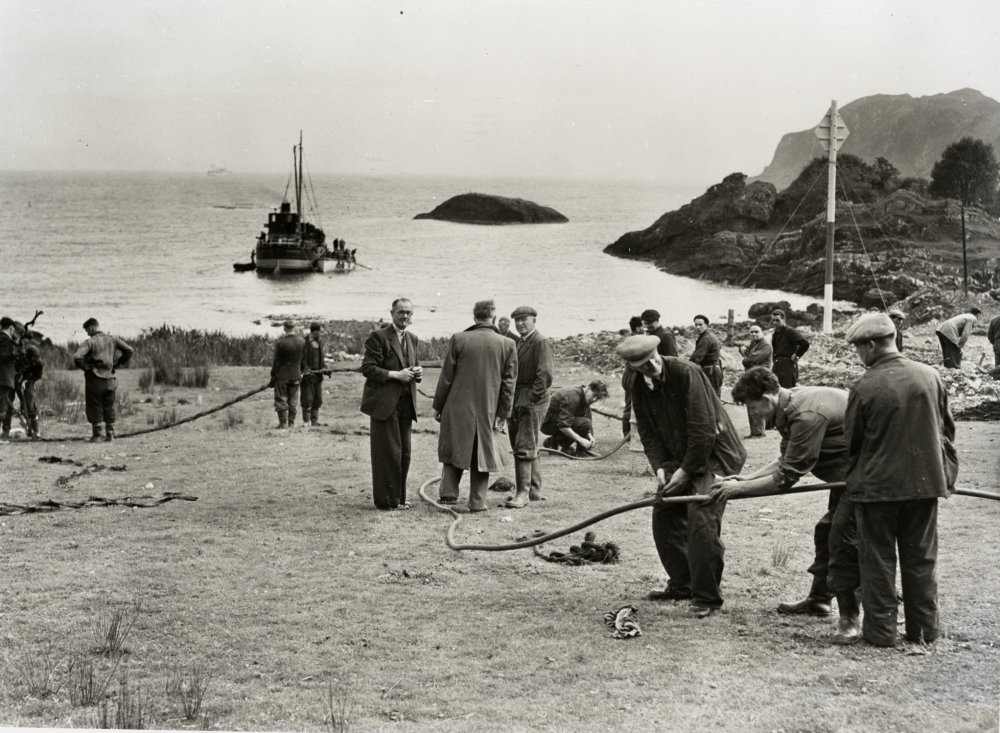 Transatlantic telephone cable operations, Oban, Scotland, 1855. Image credit: Courtesy of BT Heritage & Archives
