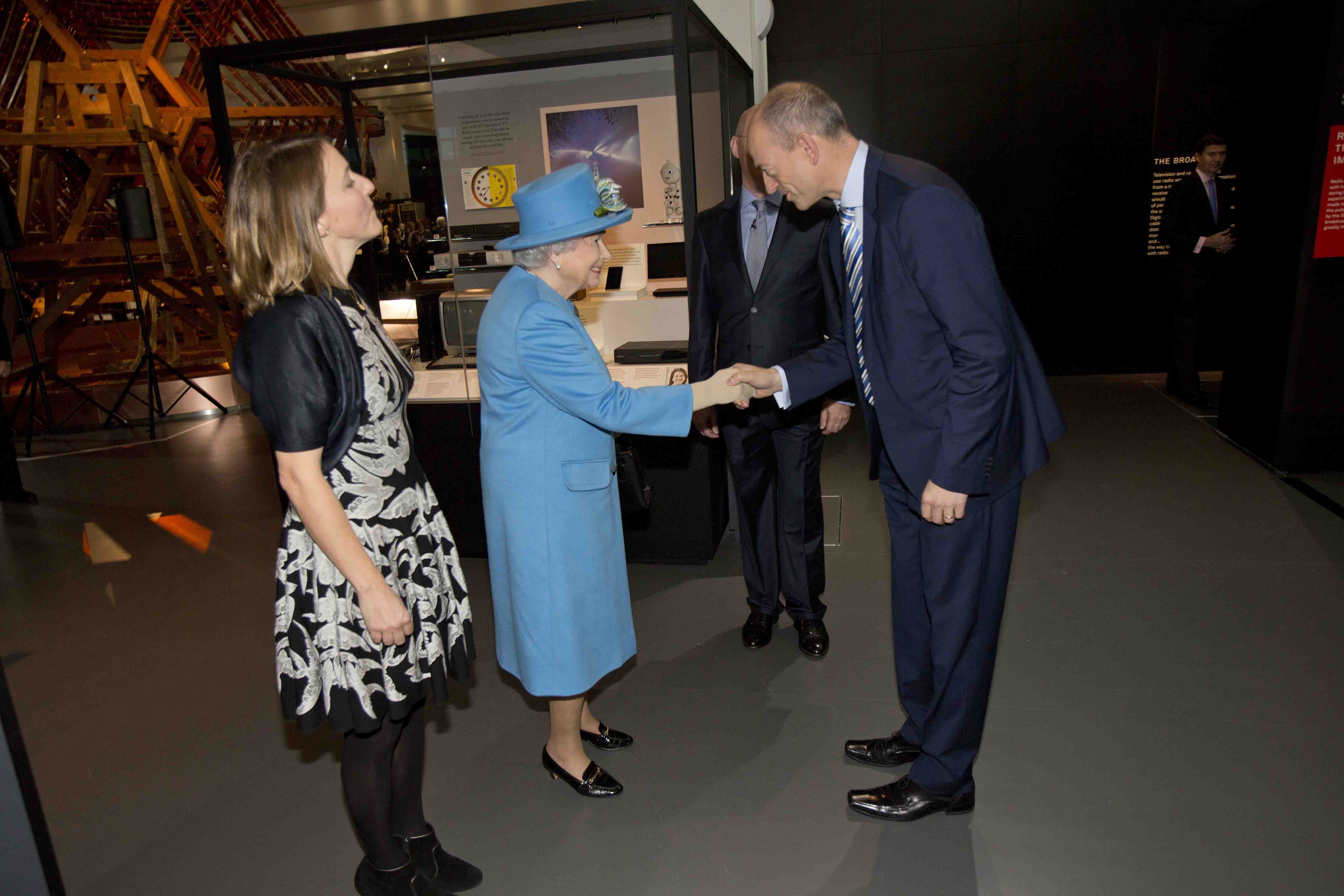 The Queen meets Simon Segars, CEO of ARM. Image credit: Tim Anderson