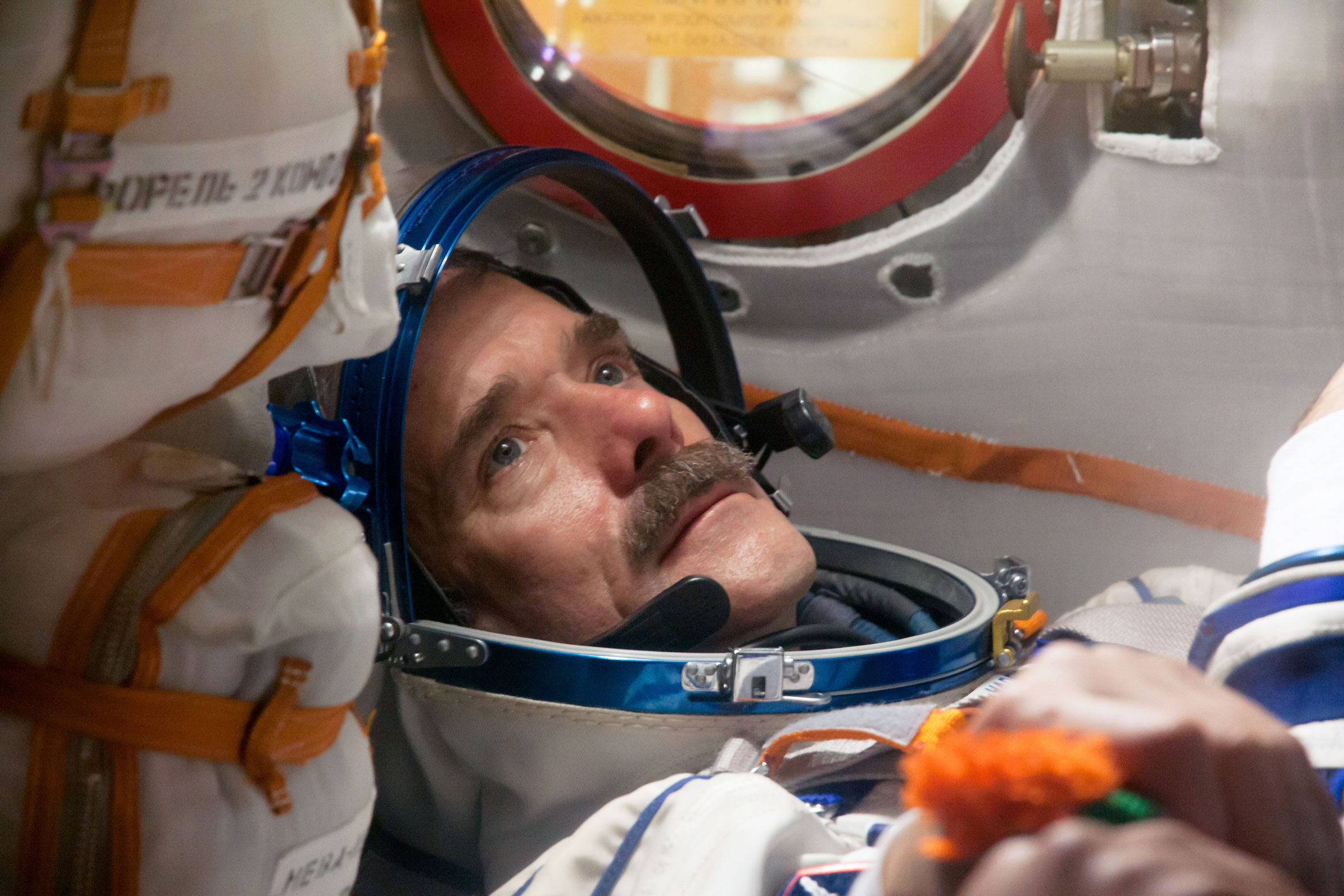 Astronaut Chris Hadfield. Credit: NASA/VICTOR ZELENTSOV