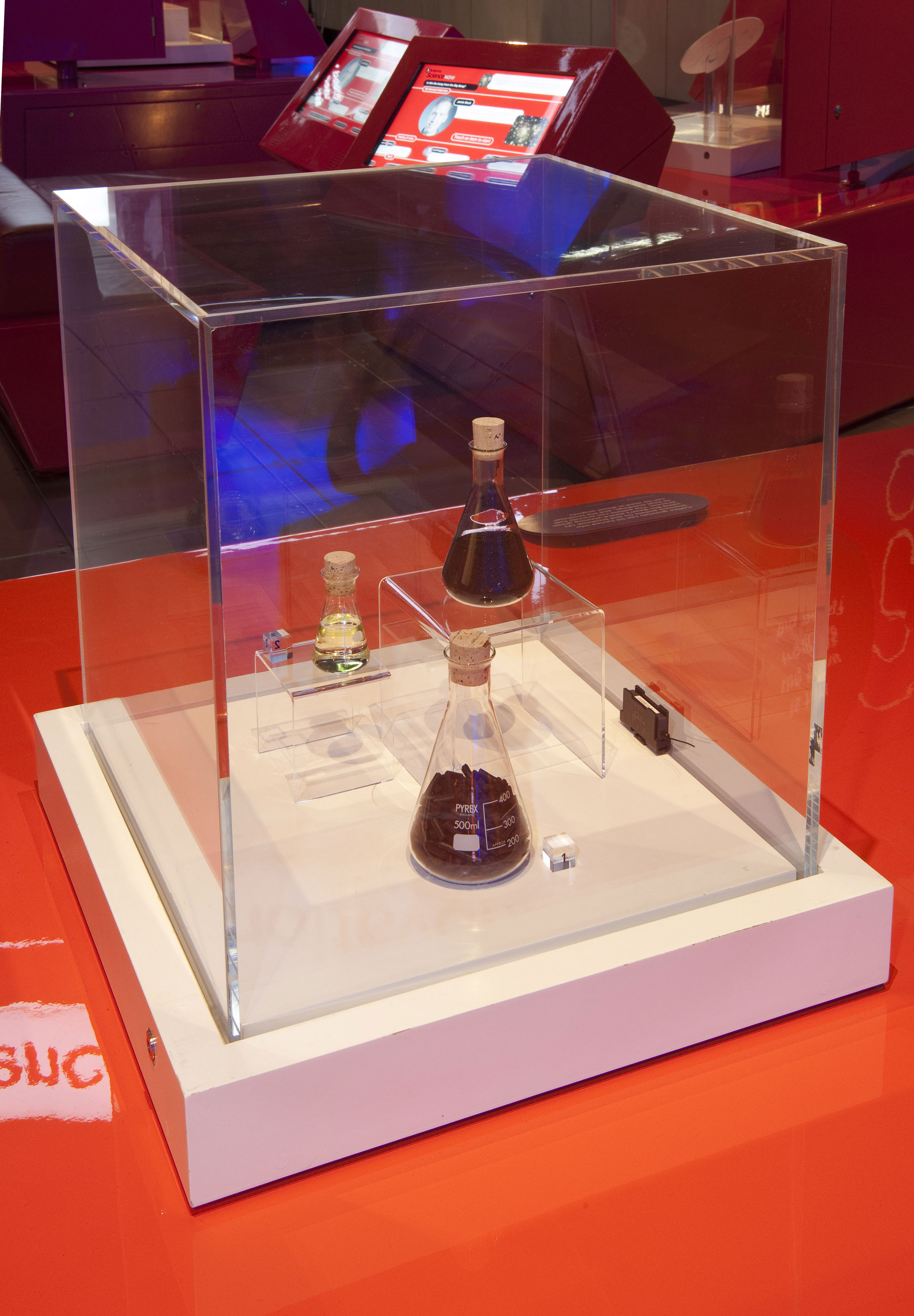 Part of the bio-bean exhibit on display at the Science Museum.