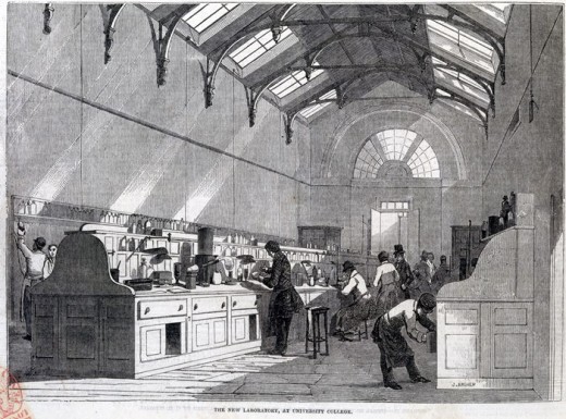 New Laboratory in University College, London, 16 May 1846