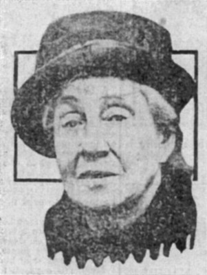 Ruth Belville in the Evening News, 1929.