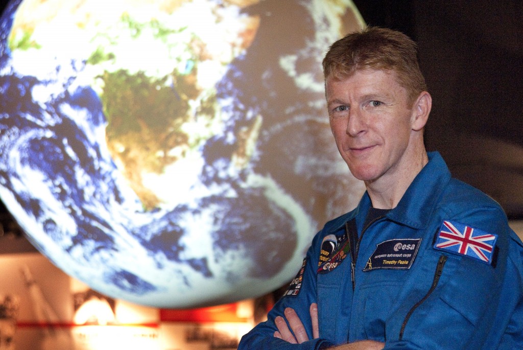 Astronaut Tim Peake pictured during a previous visit to the Science Museum. Credit: Science Museum. 