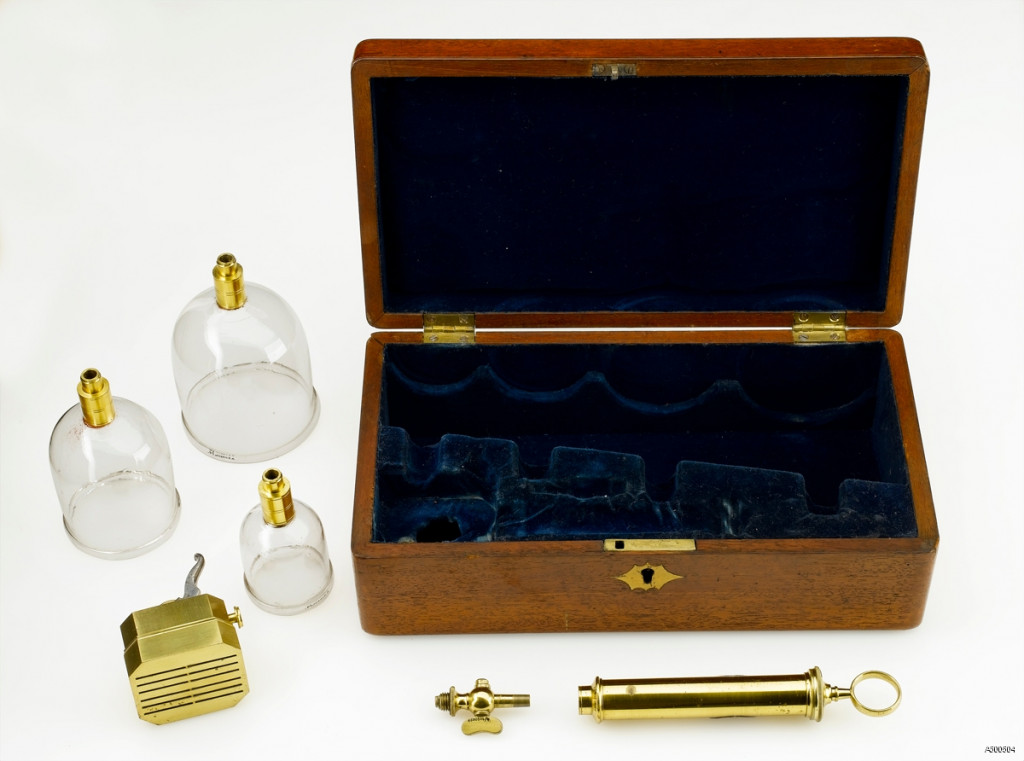 Cupping Set by Walters and Co., London, mid-19th century (object A500504).