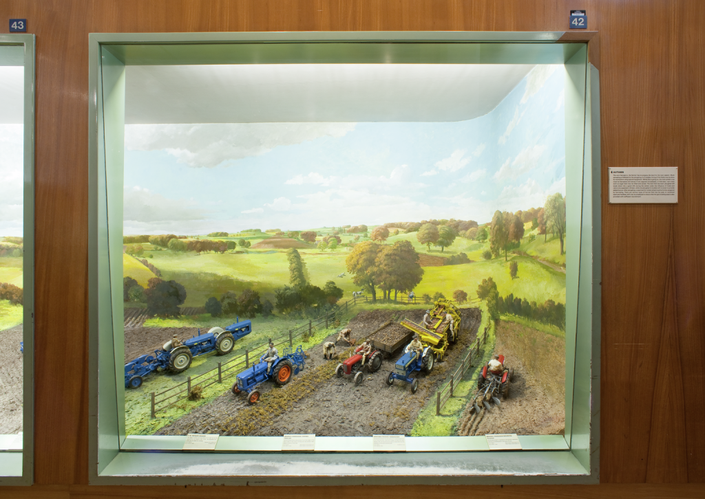 A diorama of Autumn from the old Agriculture Gallery.