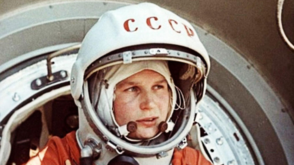 Soviet Cosmonaut Valentina Tereshkova before her mission c. Roscosmos