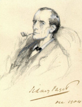 Portrait of Sherlock Holmes, by Sidney Paget (1904)
