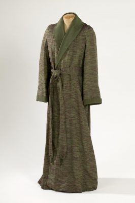 Dressing gown worn by Jeremy Brett in the role of Sherlock Holmes.