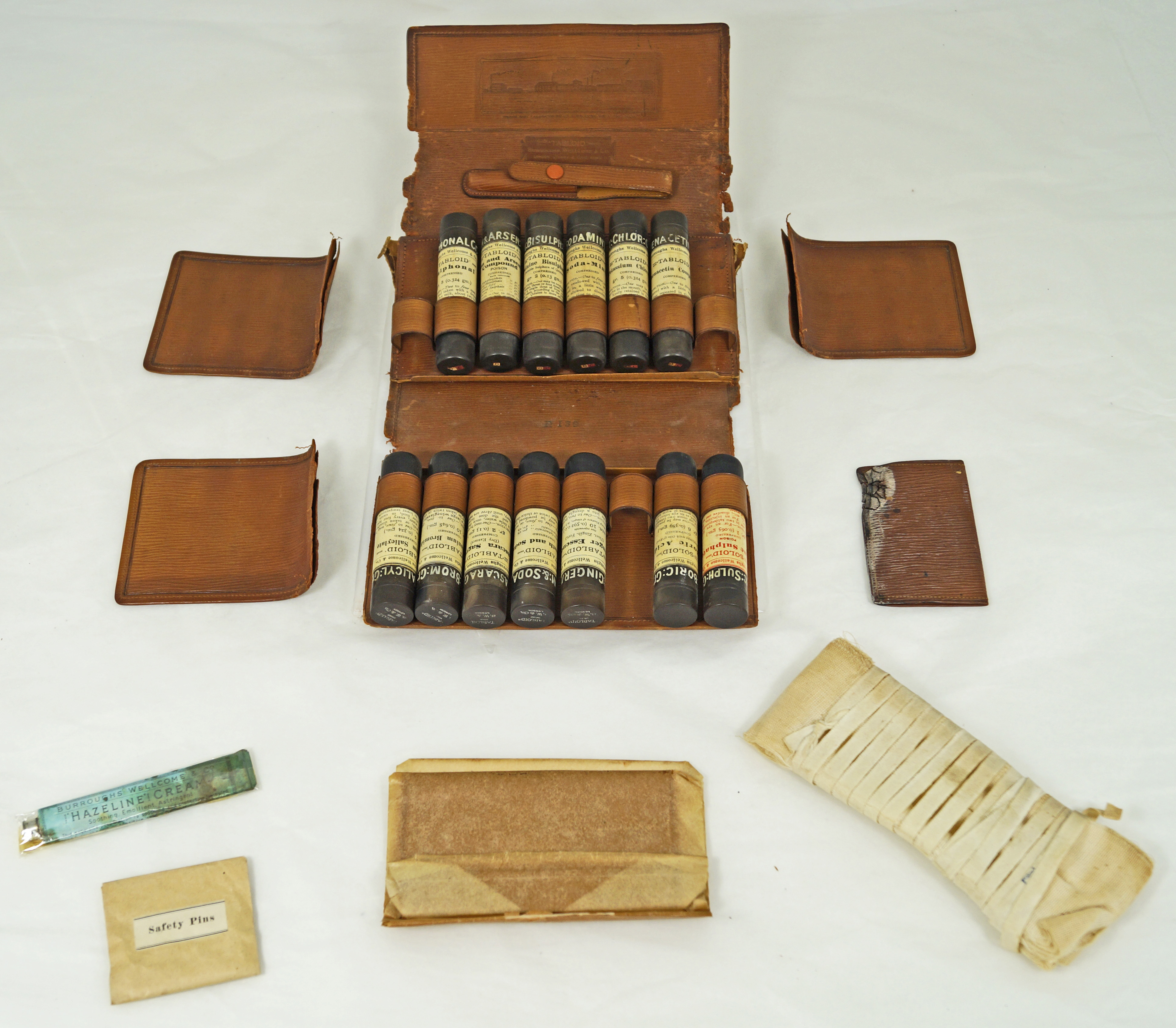 Ernest Shackleton's medical kit before conservation