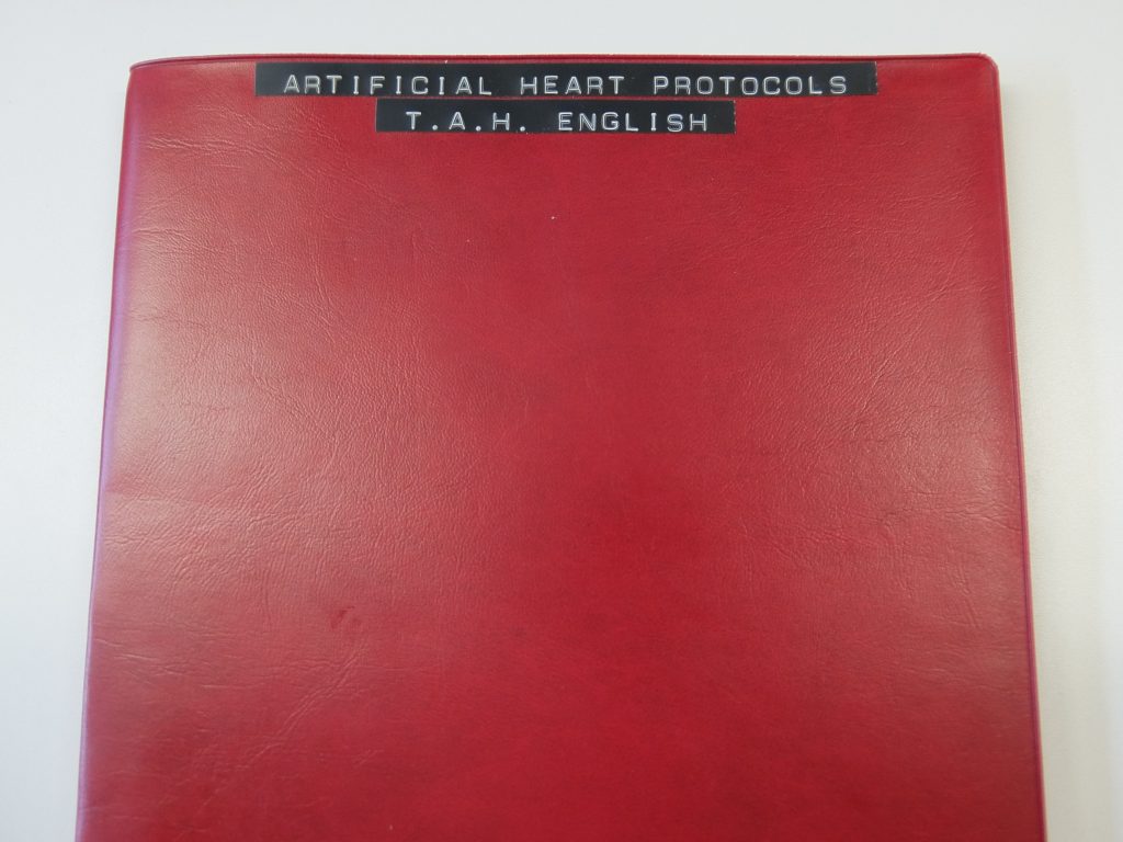 Sir Terence English's Artificial Heart Protocols Manual 