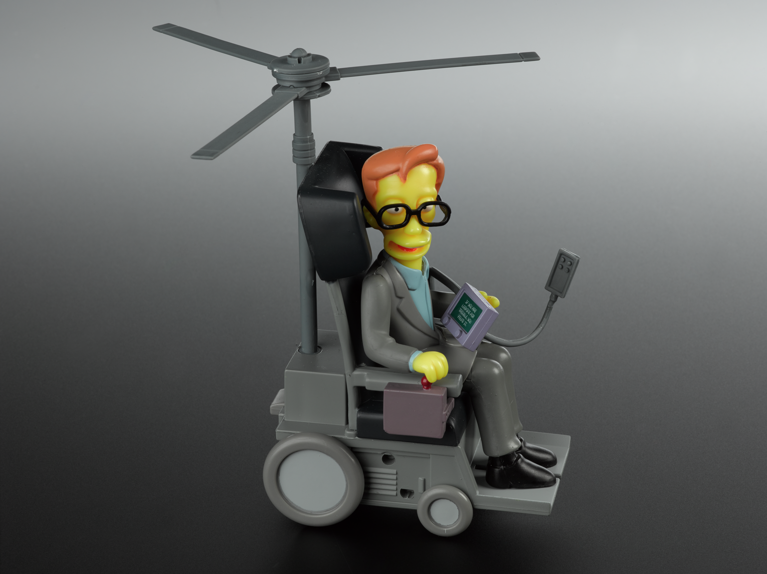 The Simpsons World of Springfield interactive figure, Dr Stephen Hawking, c. 2003
