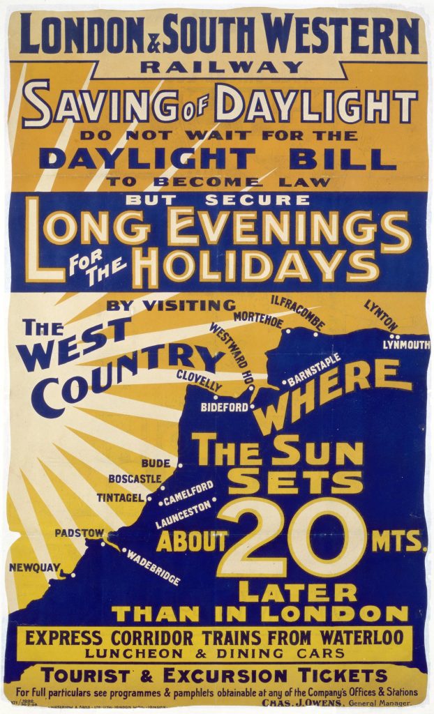 Saving of Daylight - Do not Wait for the Daylight Bill to Become Law to Secure Long Evenings for the Holidays 