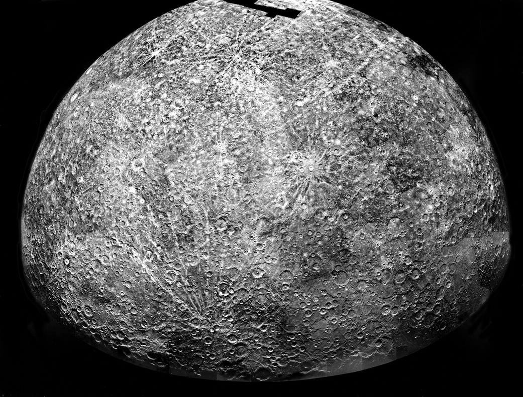 Image of Mercury taken by Mariner 10