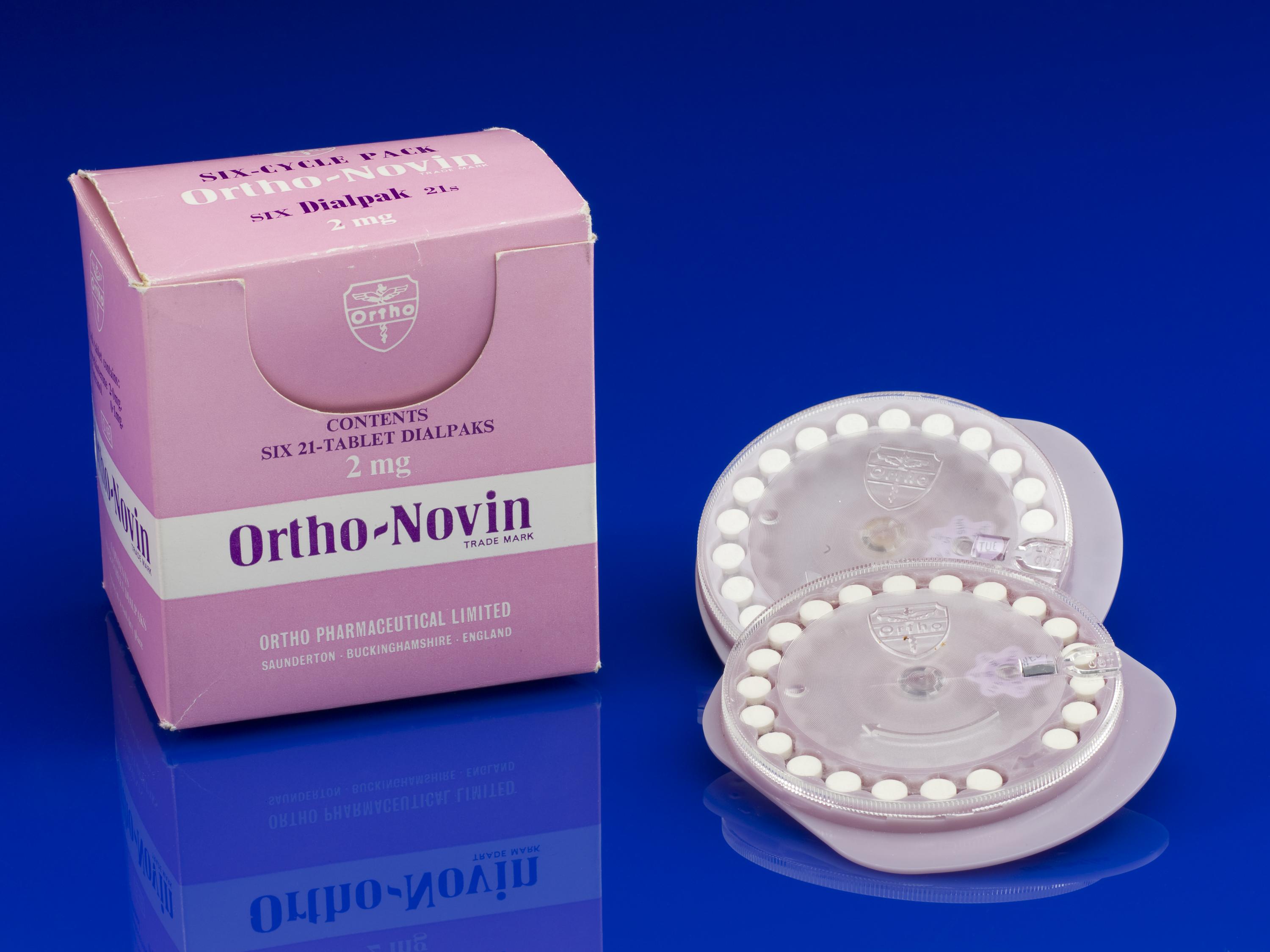 Combined monophasic contraceptive pills, "Ortho-Novin", 1960-1968