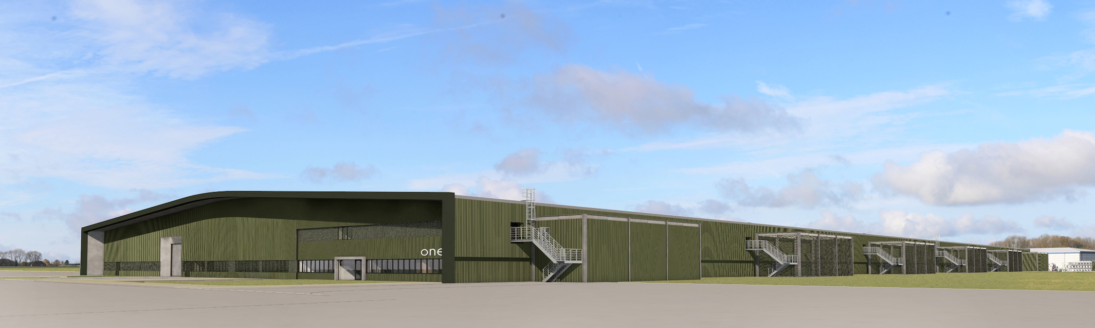 Architect's impression of the new collections management facility at the National Collections Centre