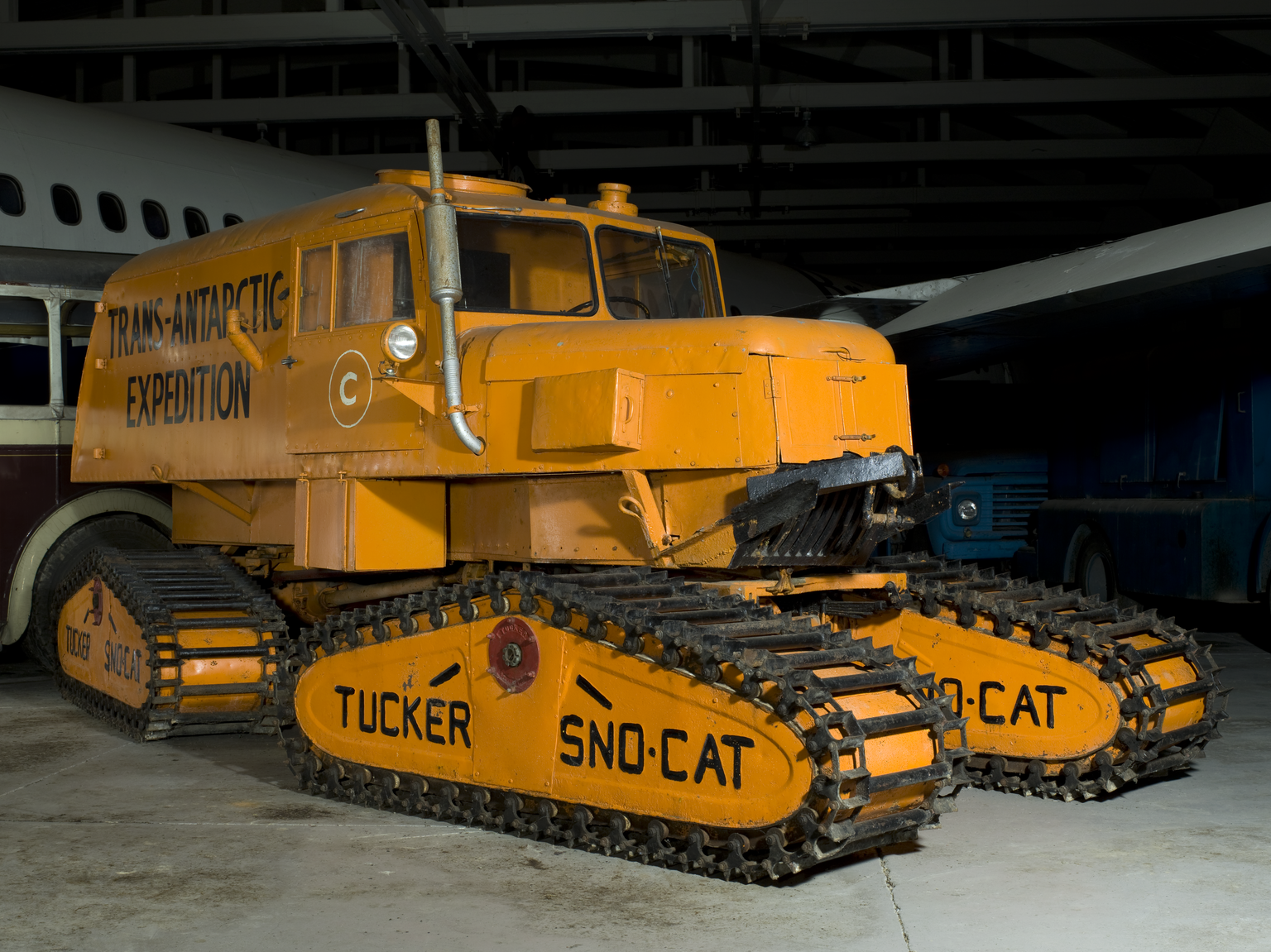 Tucker Sno-cat ®, type 743, by Tucker Sno-Cat ® Corporation used in the Commonwealth Trans-Antarctica Expedition.