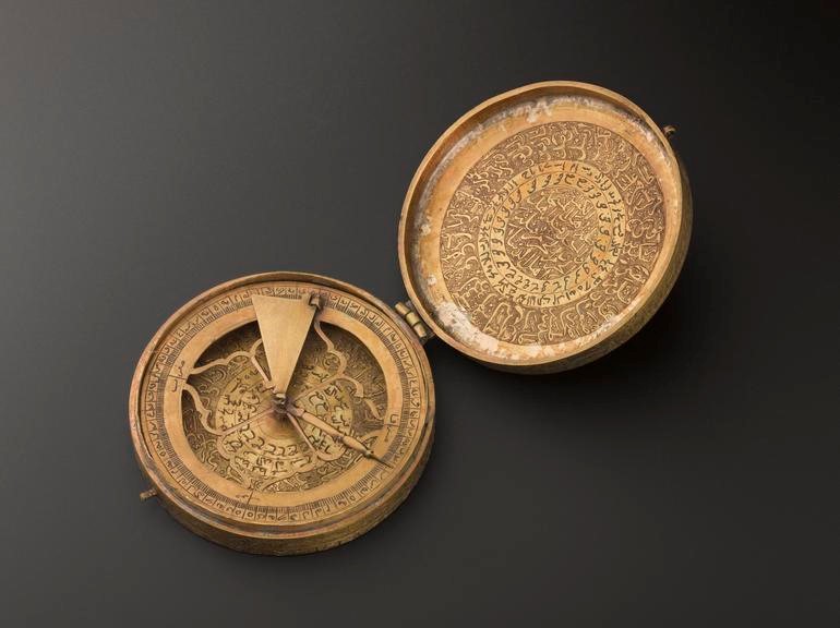 Early Persian brass sundial compass featured in the Sun: Living with Our Star exhibition, opening 6 October 2018