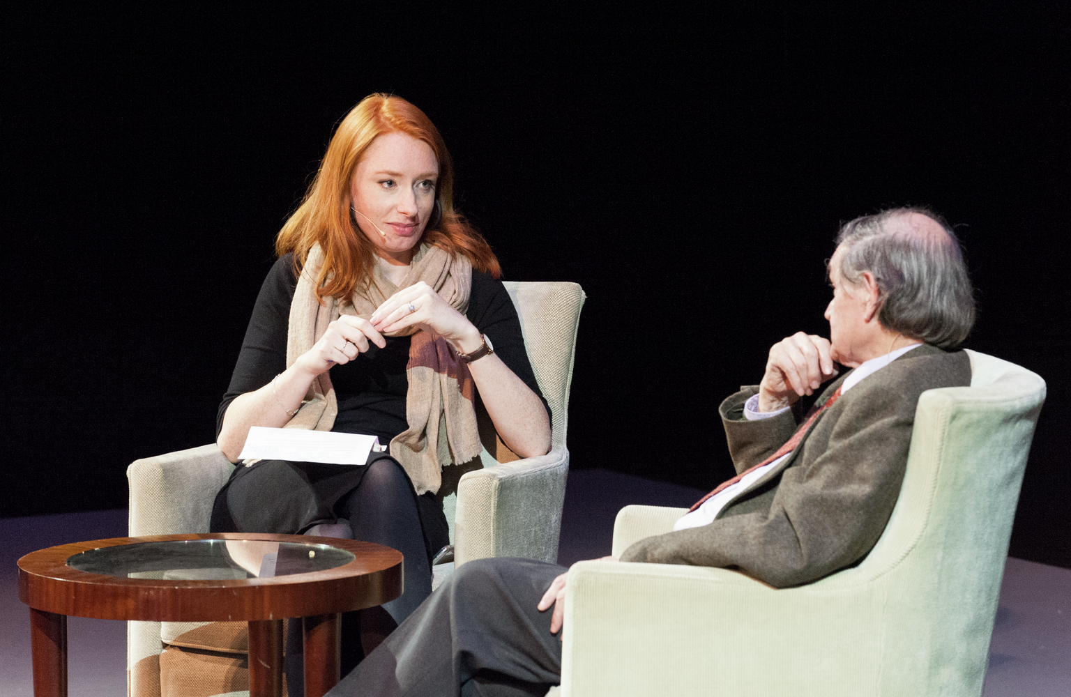 Sir Roger Penrose and Hannah Fry at Oxford Mathematics London Public Lecture: 'To a physicist I am a mathematician; to a mathematician, a physicist'