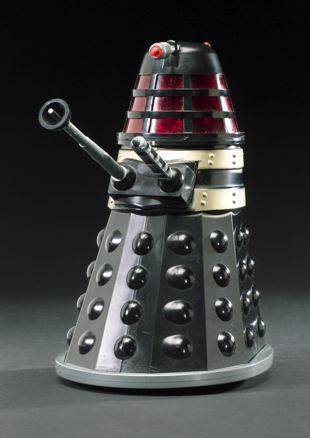 Toy 'Dalek' from the 'The Mysterious Daleks'. Made by Louis Marx & Co. Ltd., Swansea. c. 1966.