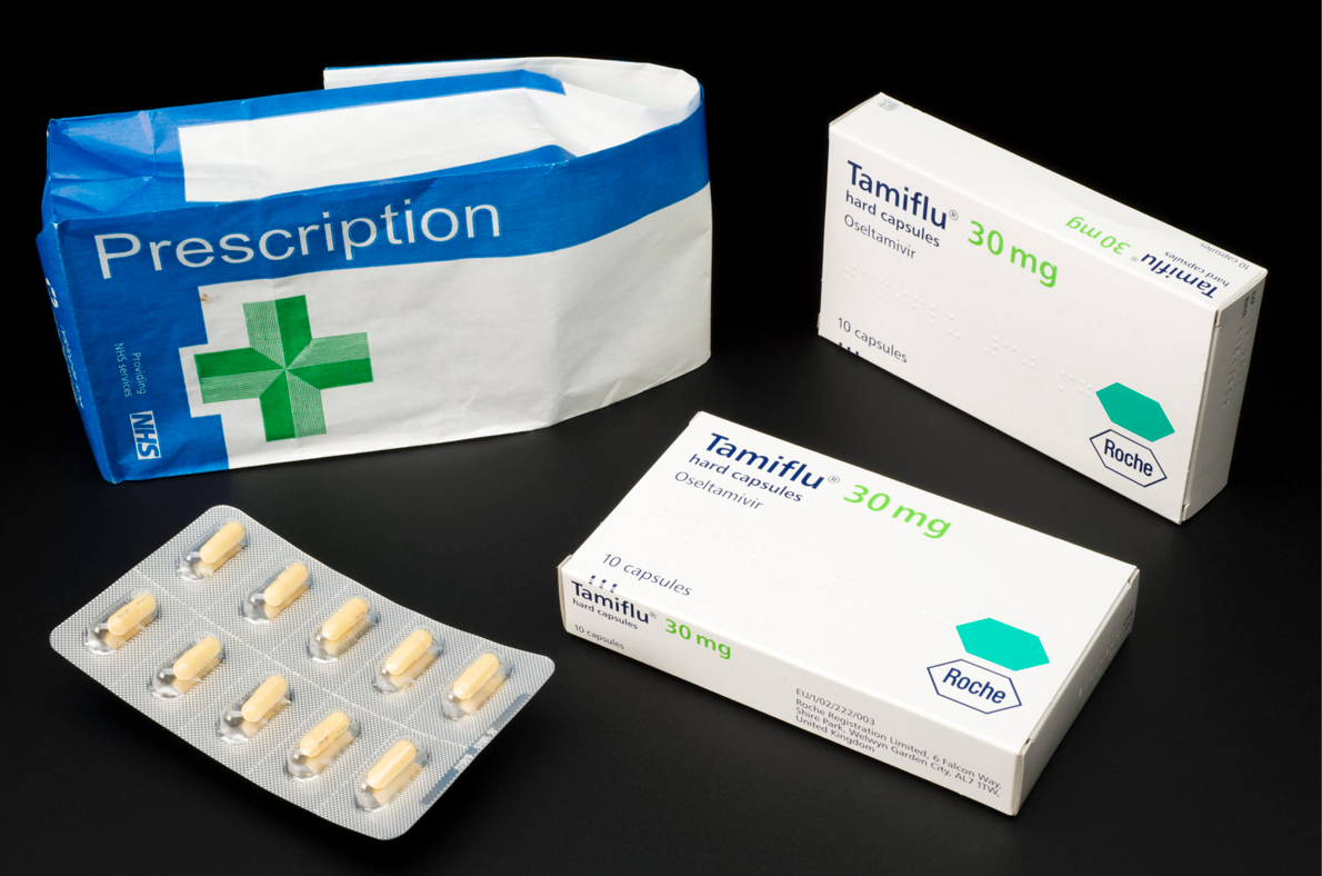 Two cartons of 30 mg Tamiflu (Oseltamivir)