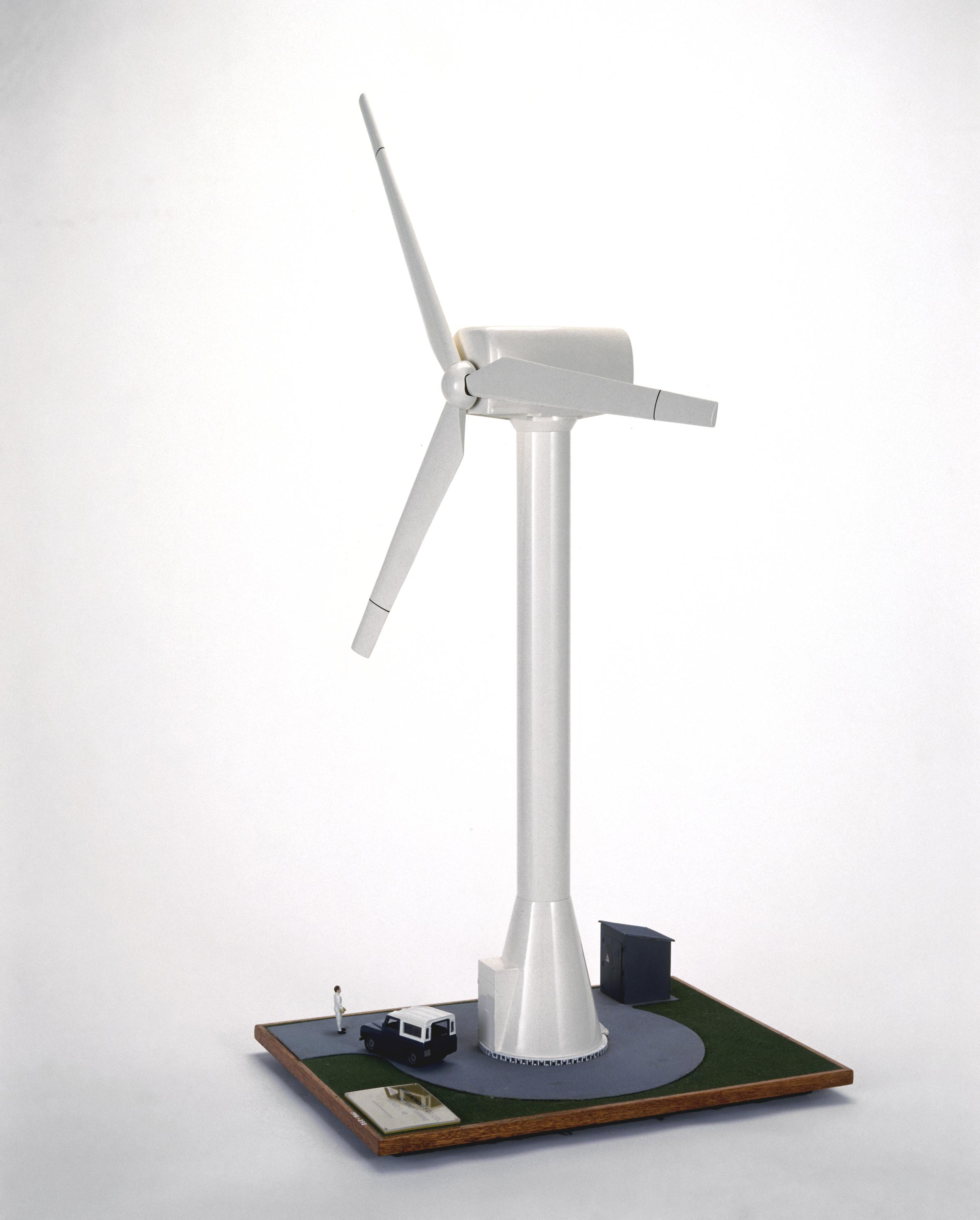 1:40 model of a Howden HWP 300 wind turbine by Angus Model Makers