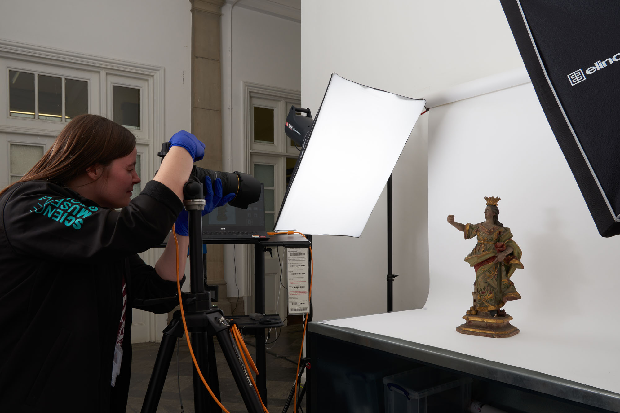 Photographing an item from the collection