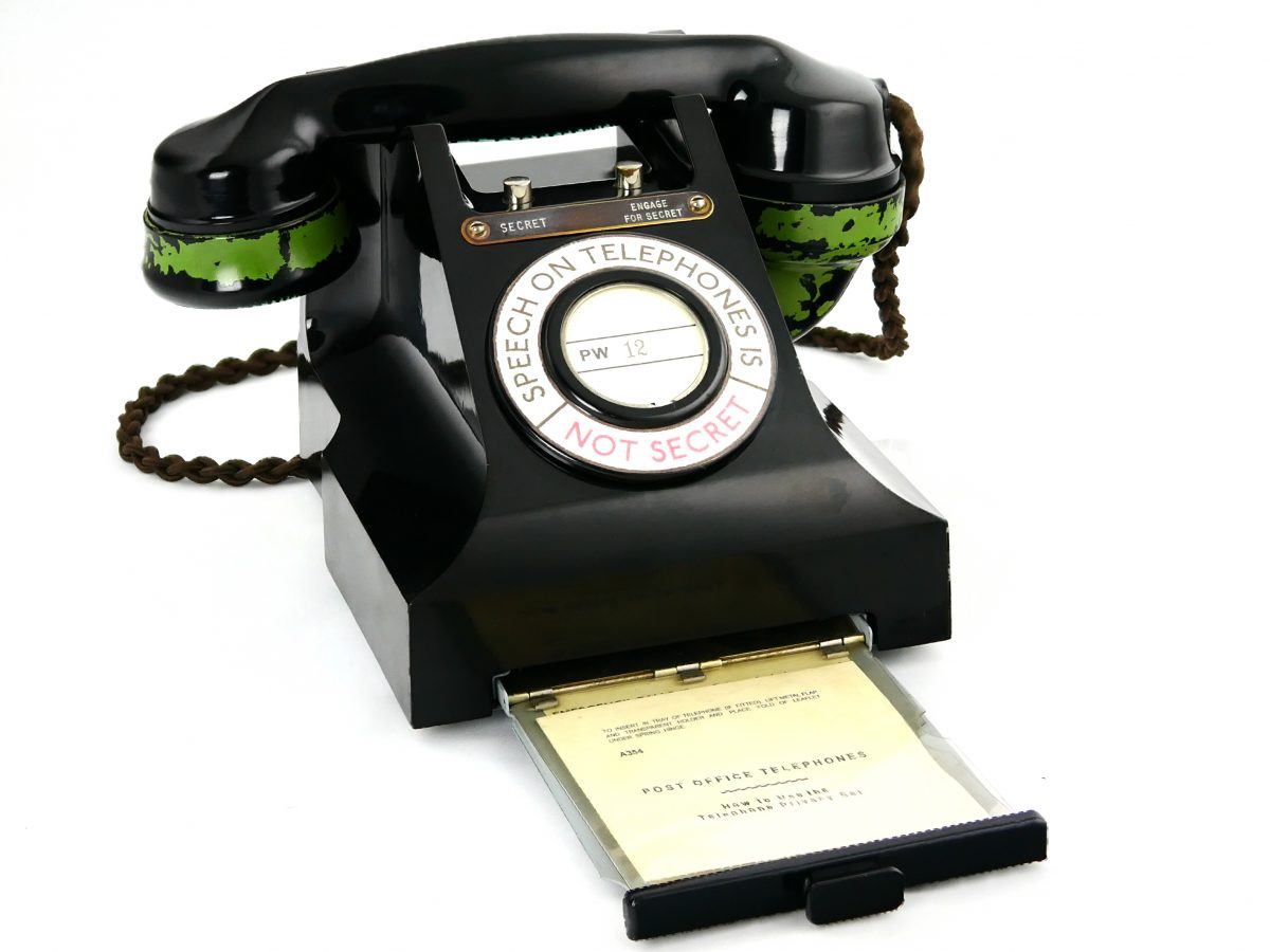 British WW2 Scrambler Telephone Model No: 396 c.1938