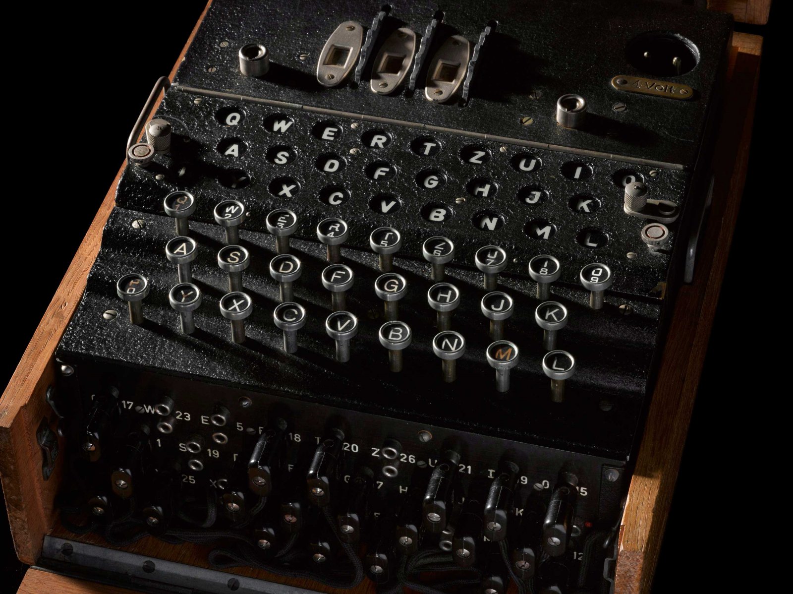 Enigma machine goes on display at The Alan Turing Institute