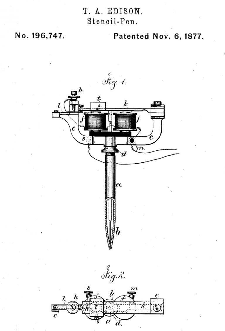 Thomas Edison’s Electric Pen Science Museum Blog
