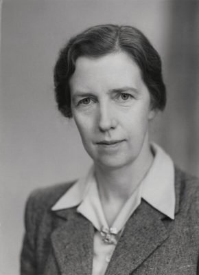 Portrait image of Dame Mary Lucy Cartwright in black and white