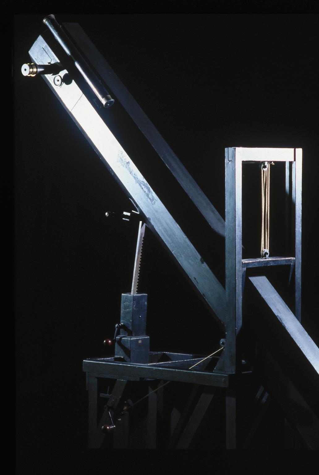 William built this 7ft telescope for his sister. It's on display in Making the Modern World. (Science Museum)