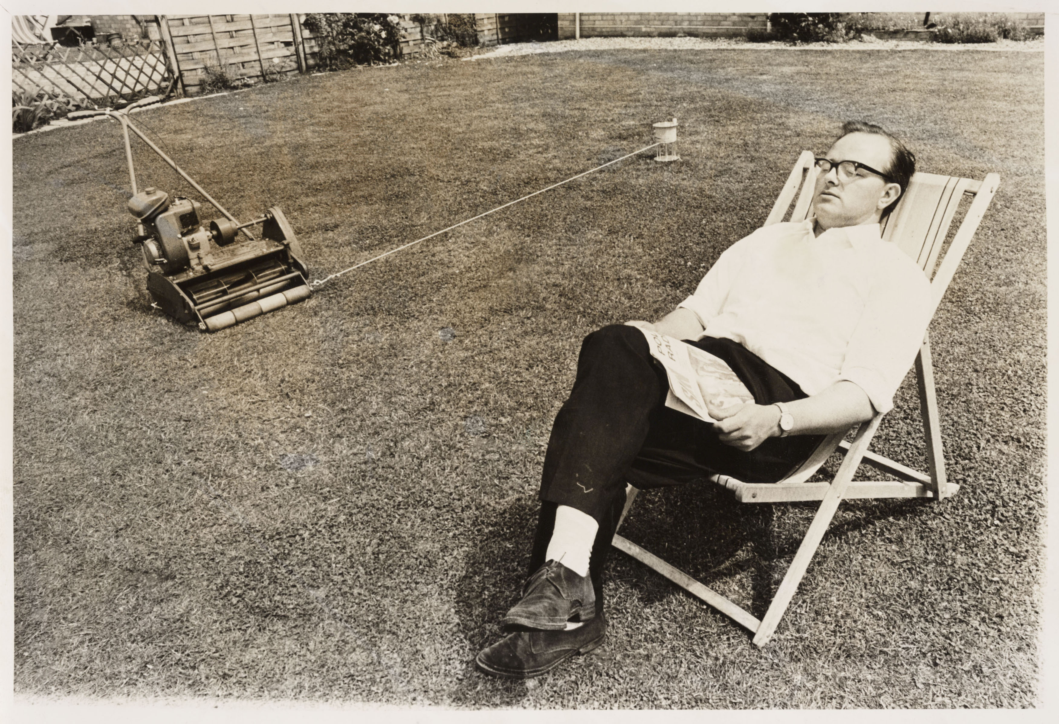 Robomo lawnmowing machine, 1966 (Science Museum/Science & Society)