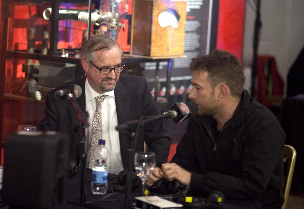 Tim Boon, Head of Research and Public Histories at the Science Museum and Damon Albarn discuss the history of 2LO live on BBC Radio 2 in front of the original 2LO transmitter.