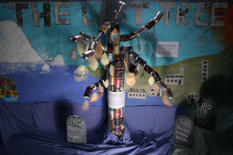 An artwork by Marple Hall School, Cheshire entitled The Last Tree. Image credits: Science Museum