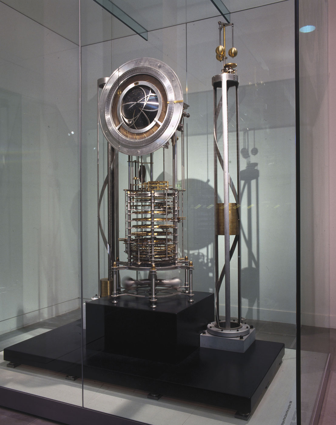 Clock of the Long Now A prototype of the Clock of the Long Now, on display at the Science Museum