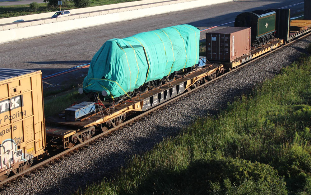 Dwight D Eisenhower during its journey from Greenbay, Wisconsin to Halifax, Nova Scotia.