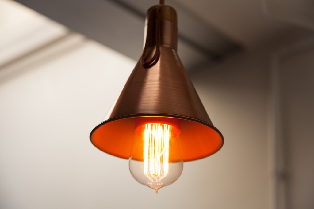 The lamp made from Museum rubbish © Mark Champkins